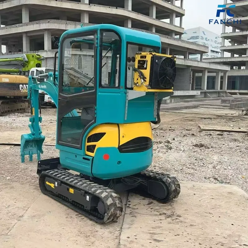 Second-Hand Kubota 15 With Cabin Mini Machine For Sale At Low Price