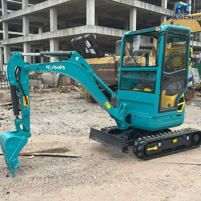 Second-Hand Kubota 15 With Cabin Mini Machine For Sale At Low Price