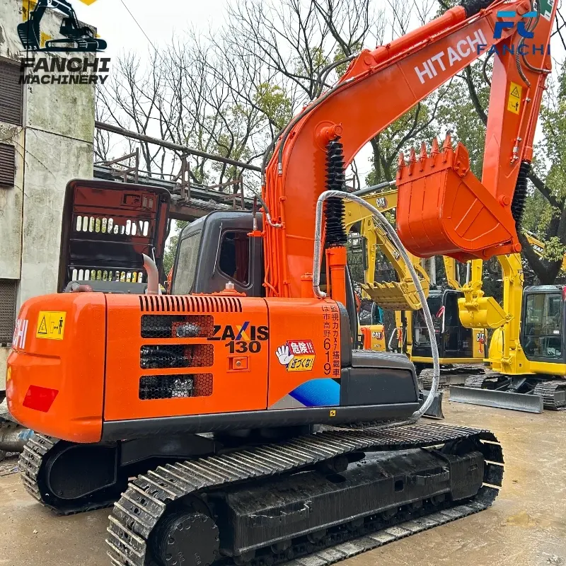 Used Hitachi 130-6 Medium Construction Machinery In Nice Condition For Agricultural Sand Digging