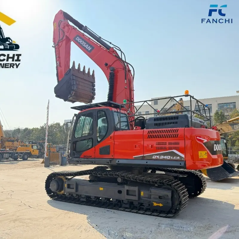 Well-Maintained Second-Hand Doosan DX340 Heavy Hydraulic Equipment For Global Supply
