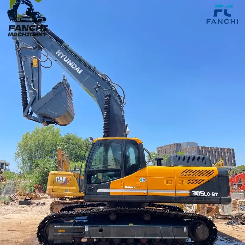 Well Maintained Used Hyundai 305 Heavy Hydraulic Excavator Supplier