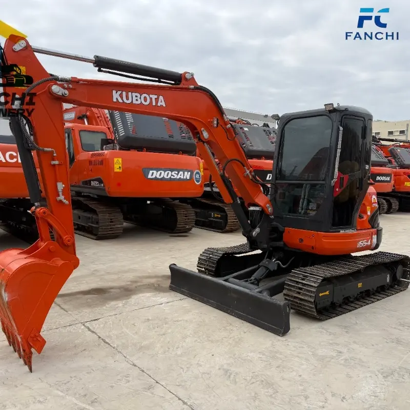 Well-Maintained Used Kubota U55 Small Hydraulic Construction Equipment From China Supplier