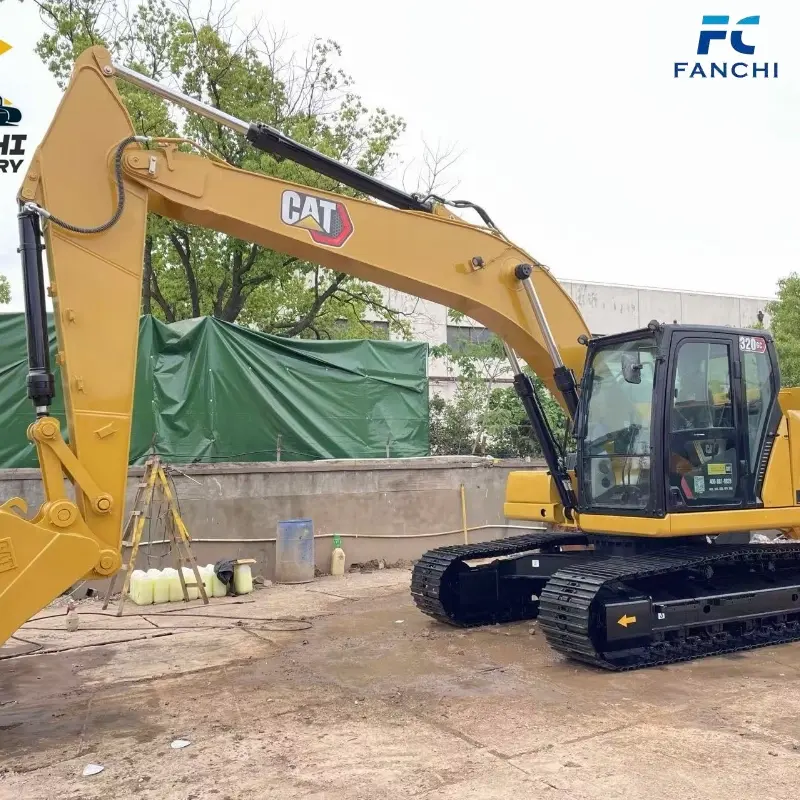 Well-maintained second-hand CAT 320GC crawler excavator (1)