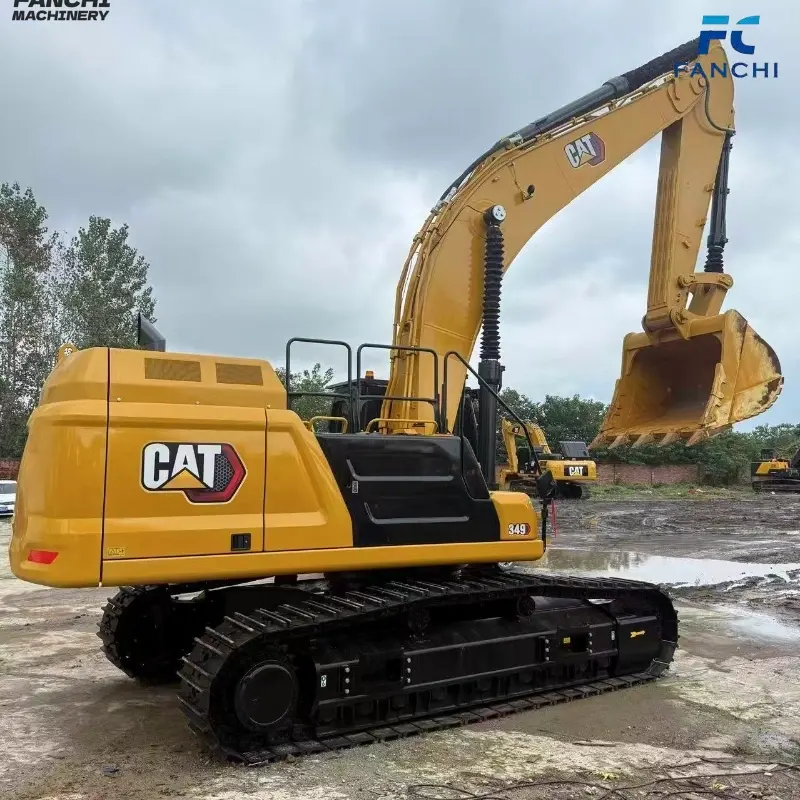 second-hand CAT 349 heavy excavator