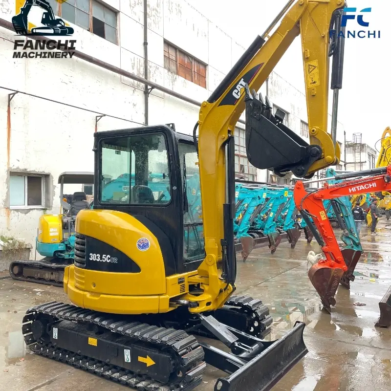 used CAT 303.5CCR small excavator