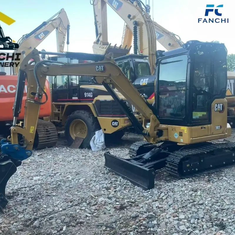 used CAT 303CR mini excavator