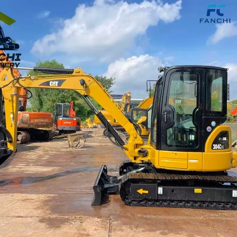 used CAT 304CCR small excavator