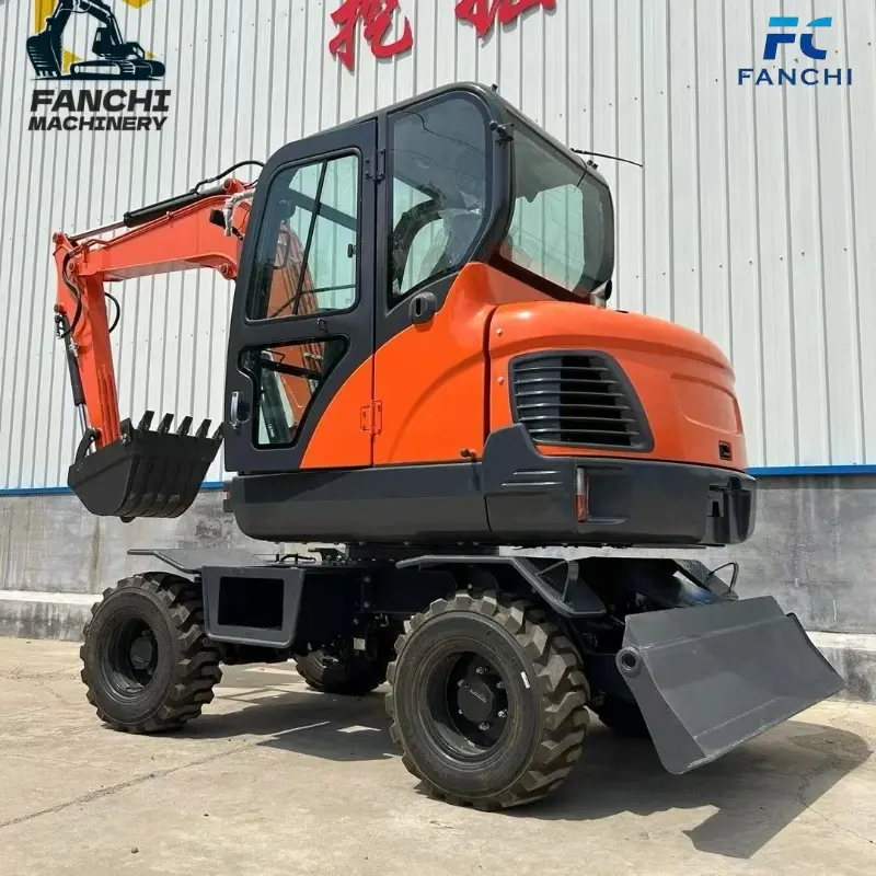 used DOOSAN 60 wheel excavator