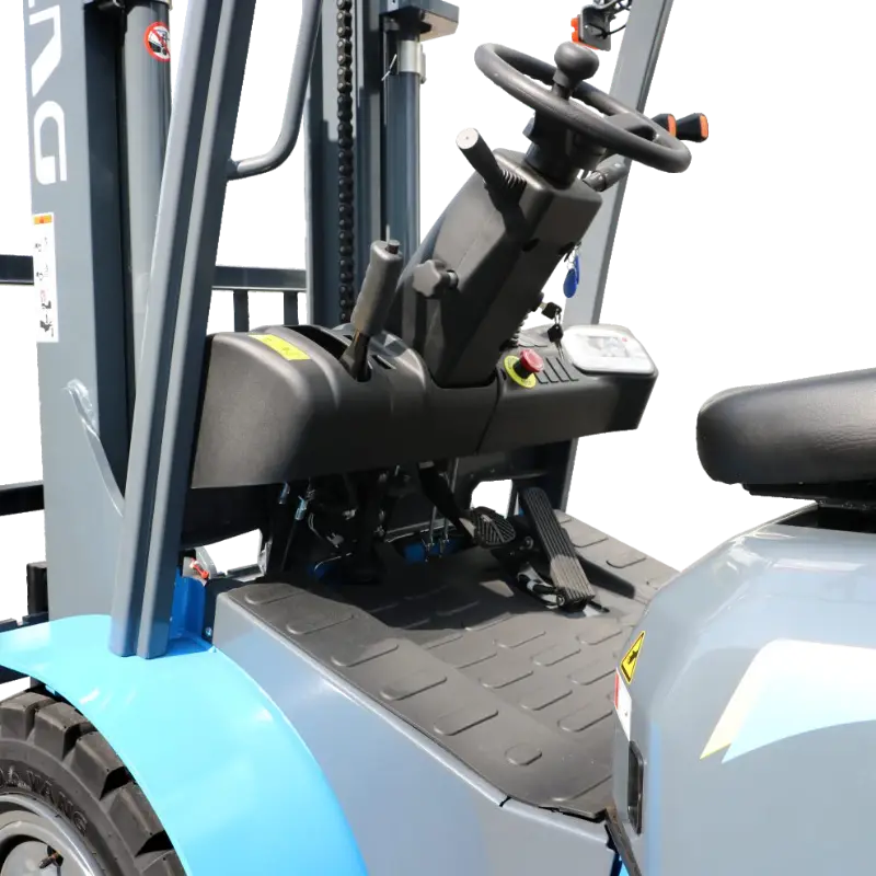 2-3.8-T-Electric-Counterbalance-Forklift-PF-D-Series-For-Material-Handling-Control-Lever Manufacturer