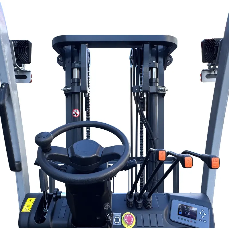 4-Wheel 2.0-3.8 Ton Lithium Battery Forklift For Material Handling Manufacturer Mast