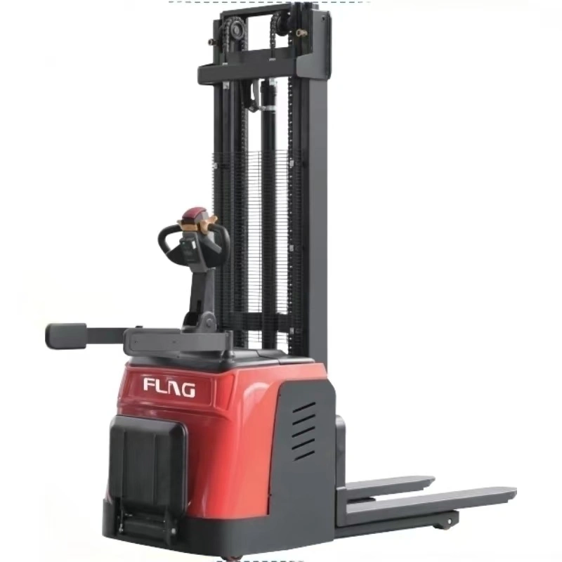 1.2-2.0t-Rider-Type-Electric-Pallet-Stacker-CDD-Series-For-Material-Handling Manufacturer