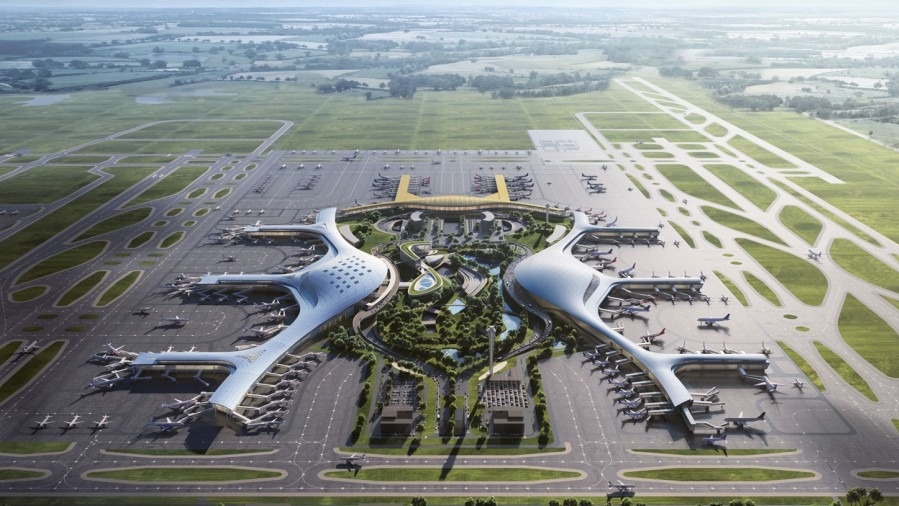 Hefei Xinqiao International Airport Terminal 2 BIPV Curtain Wall Project
