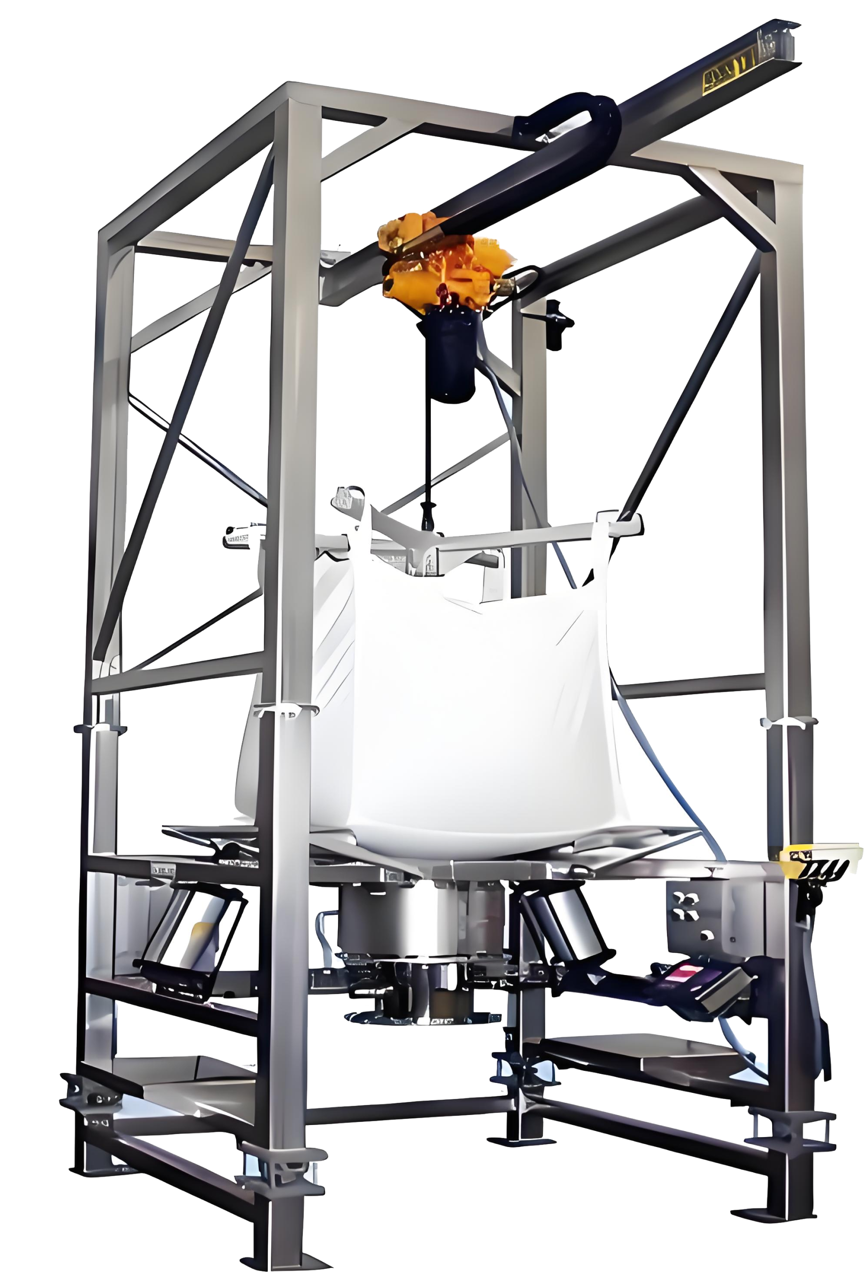 Fully Automatic Chemical Material Ton Bag Unpacking Machine LY-CB1000