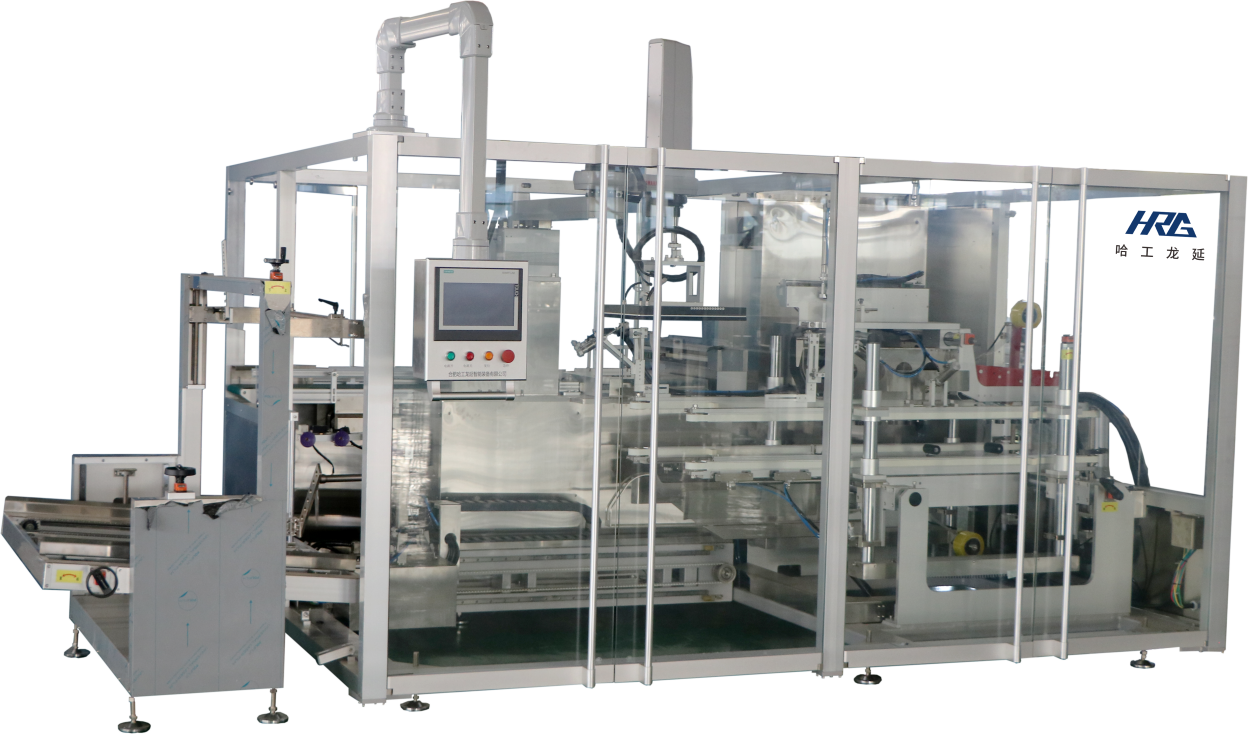 All-in-One Case Erector Loader Sealer KZF-550R2 (loading by Yamaha robot)