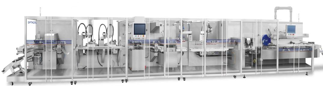 Tray Making, Loading, Lamination and Cartoning Machine DPT420W+ZHJ120