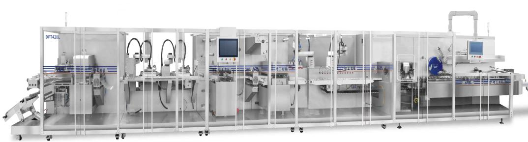 Tray Making, Loading, Lamination and Cartoning Machine DPT420W+ZHJ300