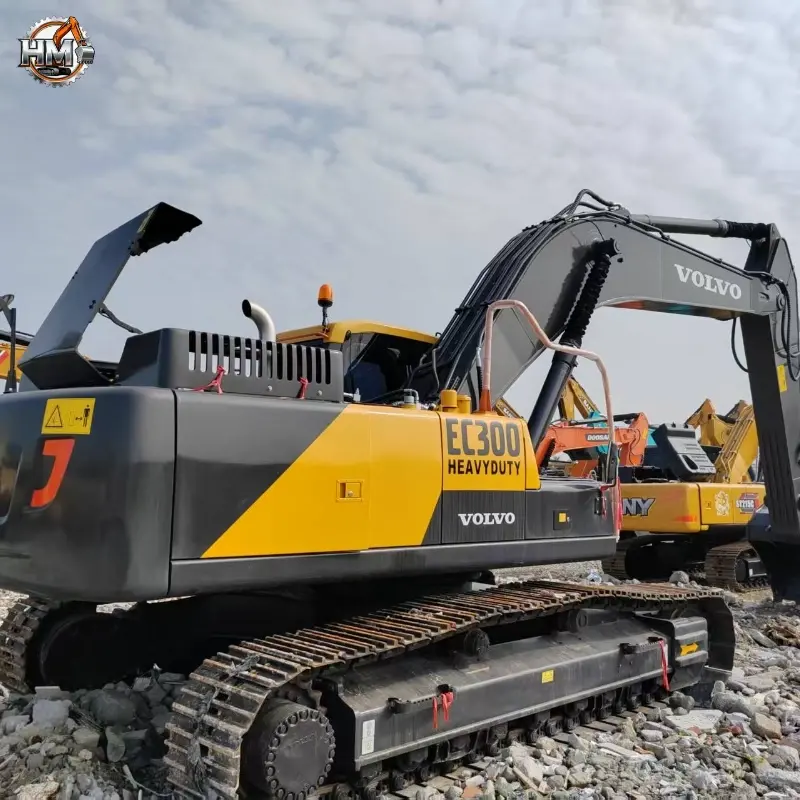 90% New Used VOLVO EC300 Heavy Excavator Large Engineering Machinery