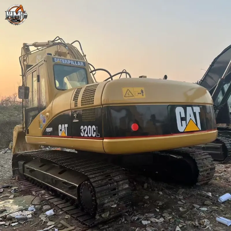 Durable Used Caterpillar 320C Hydraulic Excavator Good Condition Powerful Equipment