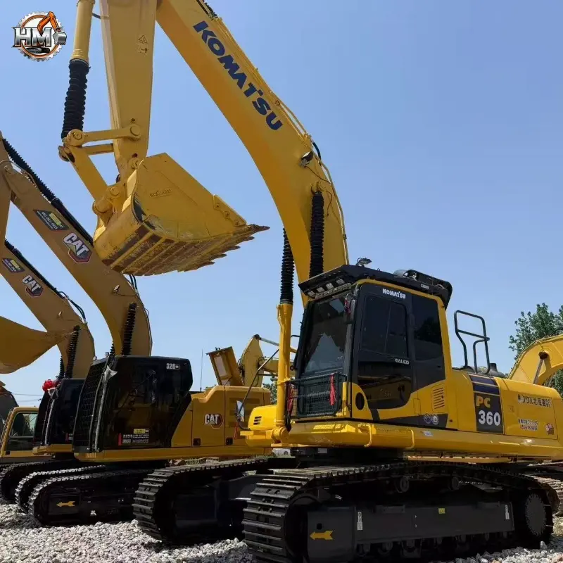 Hot Sale Second-hand Komatsu 360-8 Hydraulic Crawler Excavator Construction Equipment Global Supply