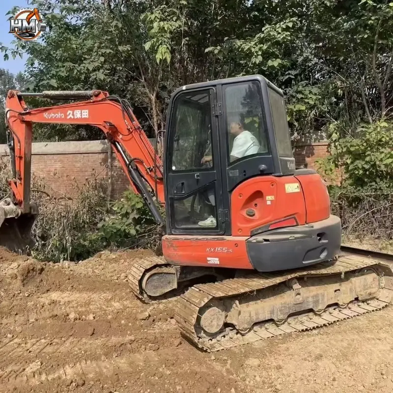 New Arrival Used Kubota 155-5 Small Excavator High Quality Equipment Supplier