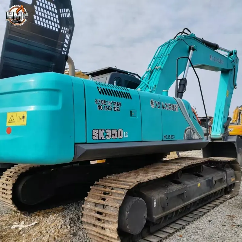 Original Used KOBELCO SK350 Hydraulic Crawler Excavator Good Performance