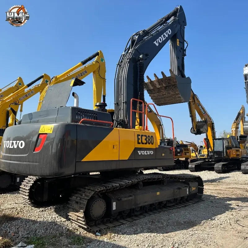 Powerful Second Hand VOLVO EC380 Large Excavator Well Maintained