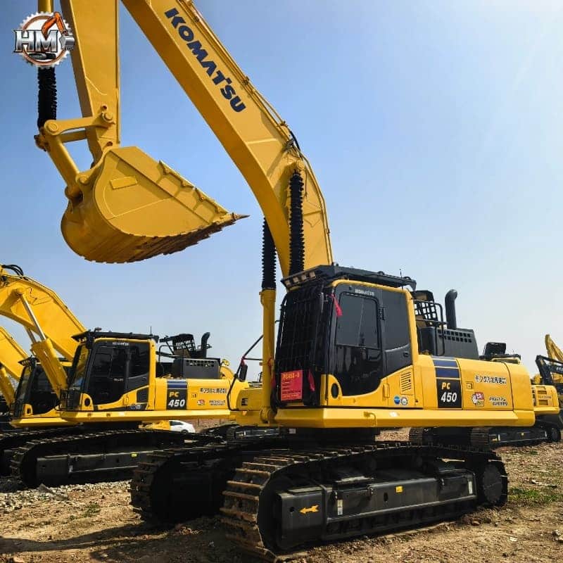 Powerful Second-hand Komatsu 450 Large Tracked Excavator Construction Equipment For Sale