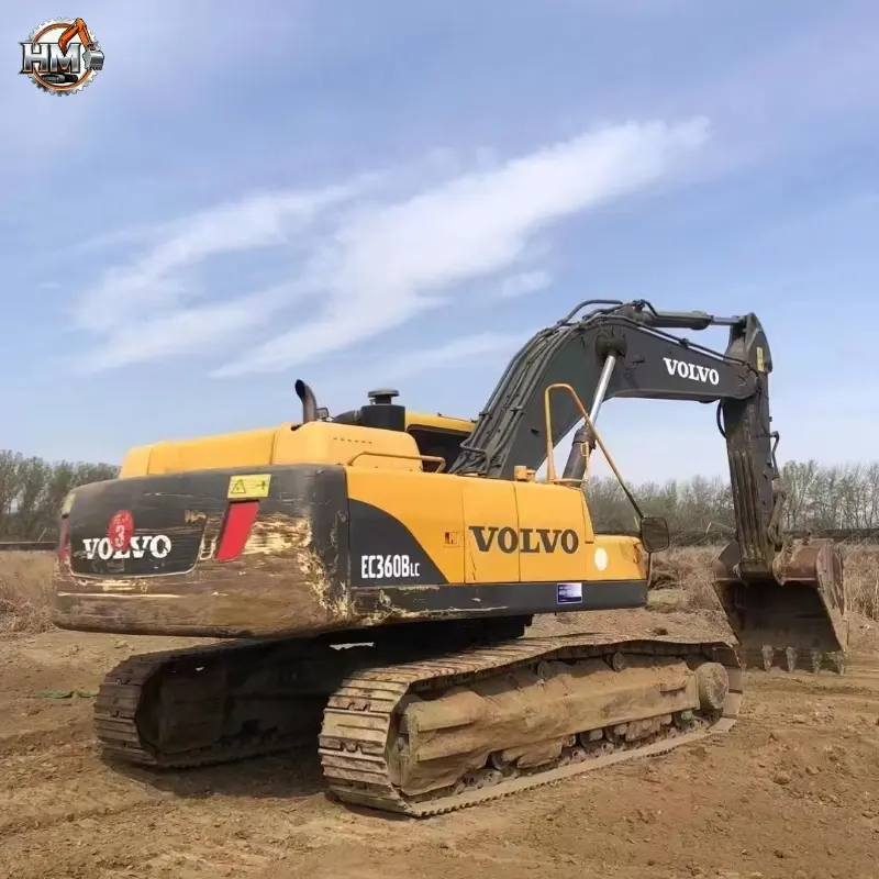 Powerful Used VOLVO 360B Heavy Crawler Digger Construction Machine Sale