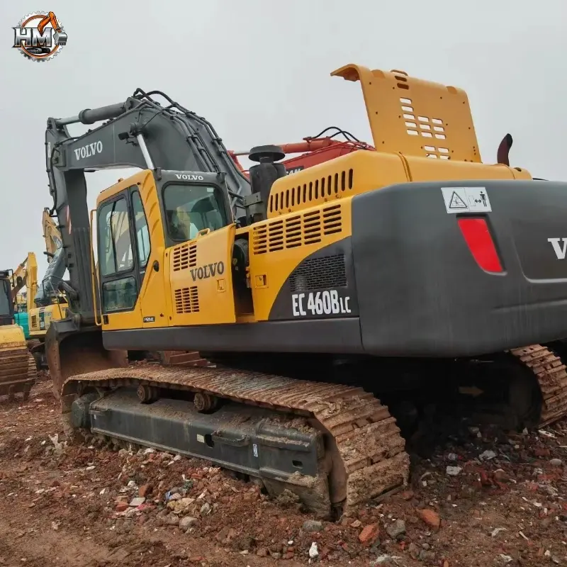 Powerful Used VOLVO EC460B Large Excavator Heavy Construction Equipment