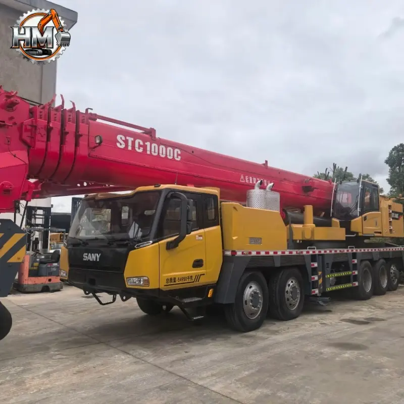 Б/у мобильный автокран Sany STC1000C грузоподъемностью 100 тонн. 