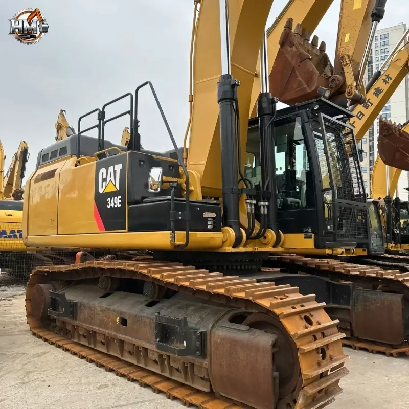 Second hand Caterpillar 349E Crawler Excavator Heavy Duty Construction Machine