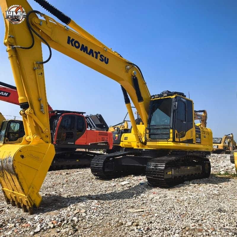 Used Komatsu PC220 Hydraulic Excavator Cost Efficient Equipment Supplier (12)