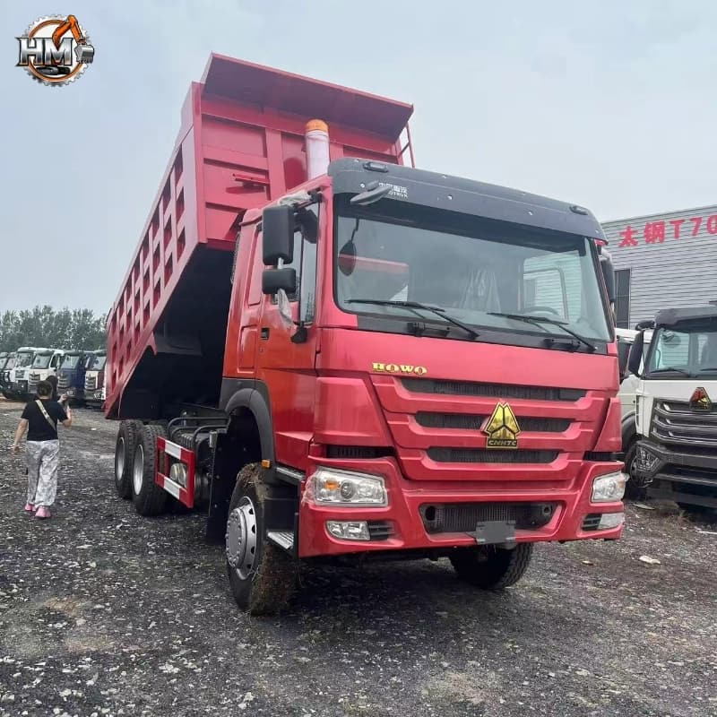 Well-maintained Used HOWO 6×4 Tipper 371HP Construction Machine Price ...