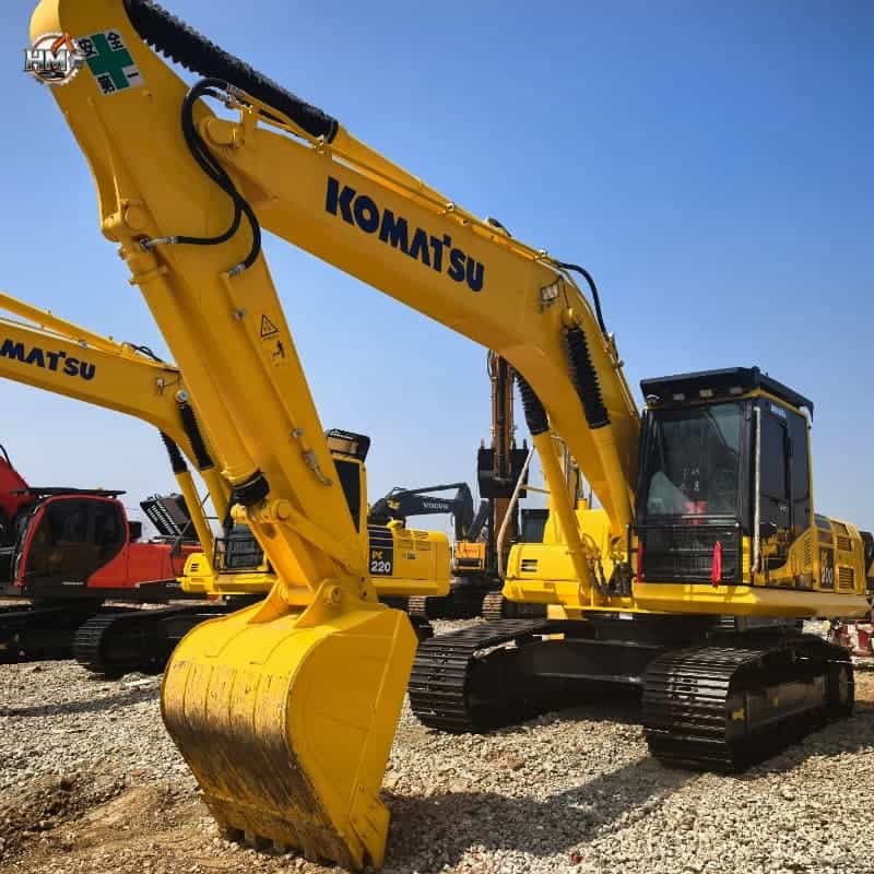 Well-maintained Used Komatsu PC200 Excavator Construction Machine Price