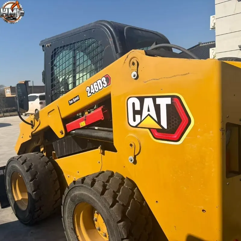 Wholesale Used Caterpillar 246D3 Skid steer loader Construction Machinery Price (6)
