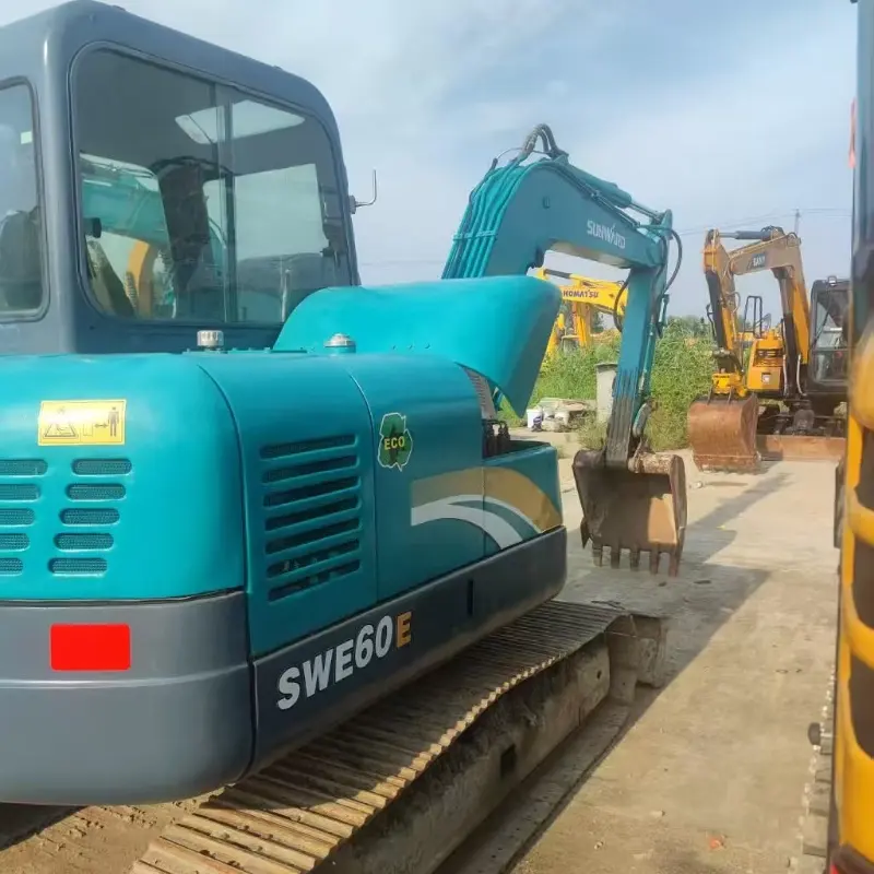 Excavadoras Sunward SWE 60E usadas de primera calidad | Pocas horas de uso, en perfecto estado