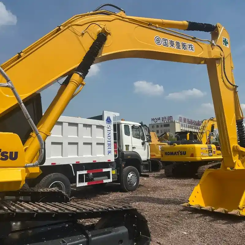 Excavadora Komatsu PC360 de segunda mano, sistema hidráulico estable (13)