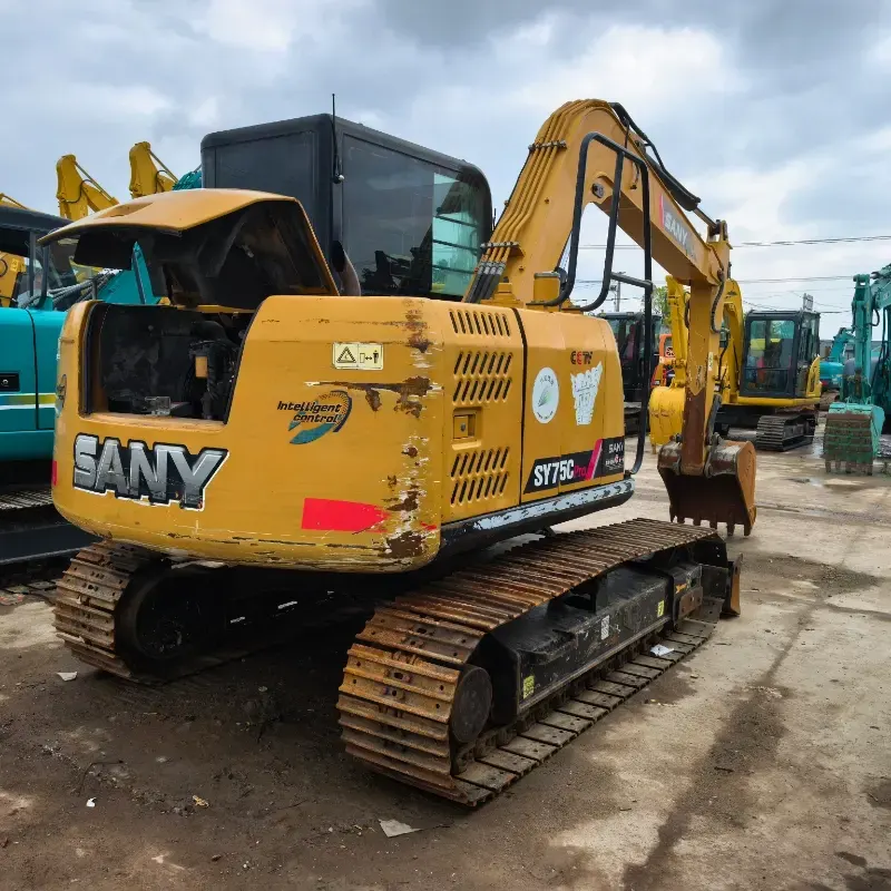 Good Condition Sany SY75C Digger For Municipal Work