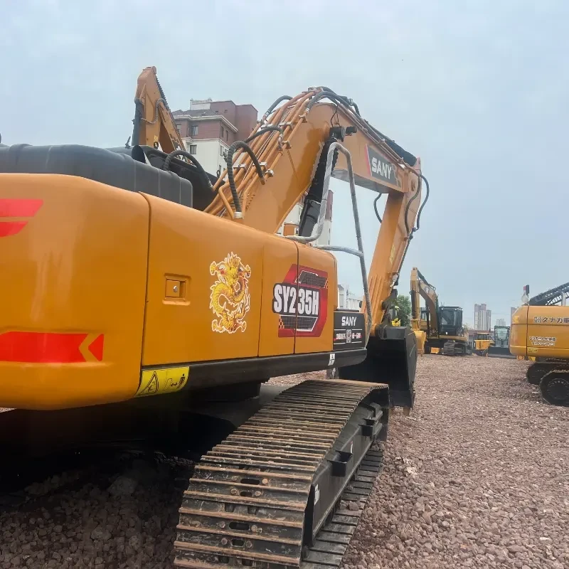 Secondhand Sany SY235H Hydraulic Digger Low Working Hours In Stock