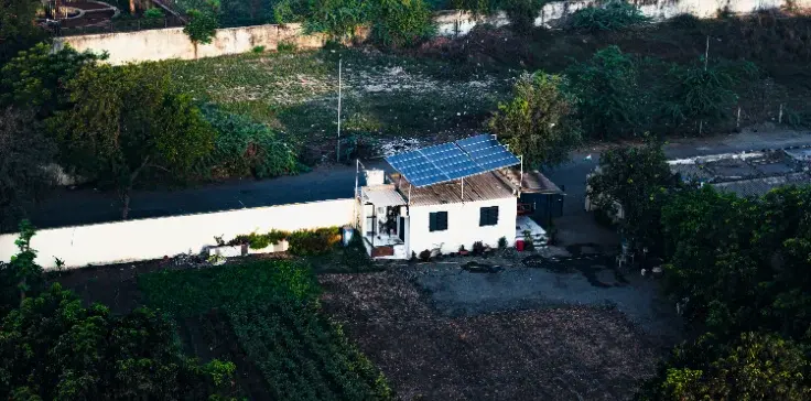 Distributed rooftop solar photovoltaic systems installed on commercial and residential buildings in the Philippines.