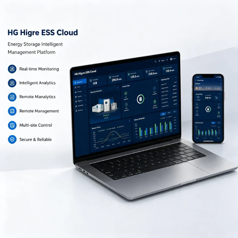 Higre ESS Cloud intelligent energy management platform for battery energy storage systems with real-time monitoring and smart control