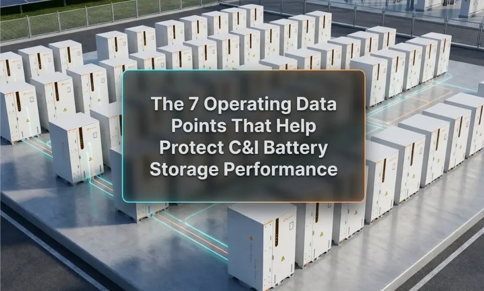 The 7 Operating Data Points That Help Protect C&I Battery Storage Performance