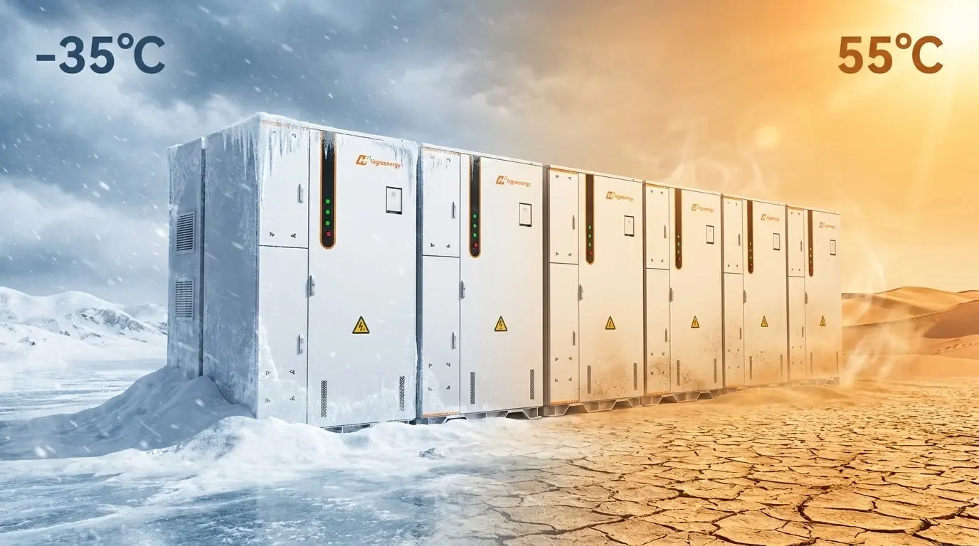 energy storage system cabinet operating temperature