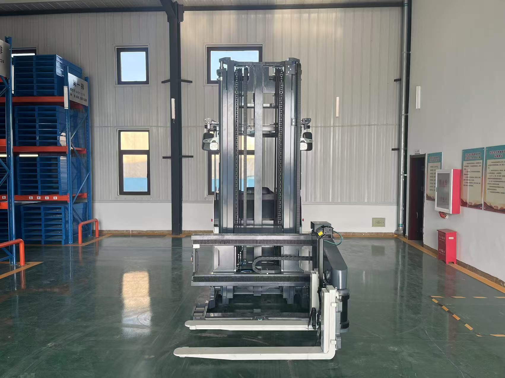 Anwendungsfälle der Lasernavigation Dreiwegegabel