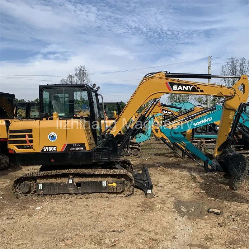 6 Ton Compact Second-Hand Sany 60 Excavator For Sale