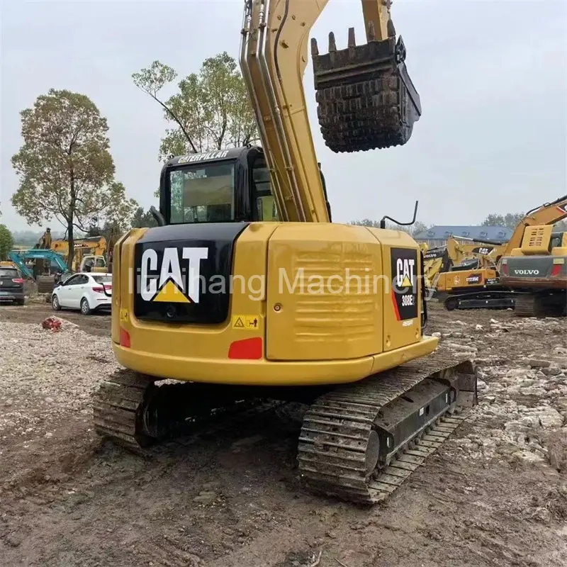 حفارات زاحفة مستعملة رخيصة الثمن من طراز CATERPILLAR Cat308E2 للبيع (2)