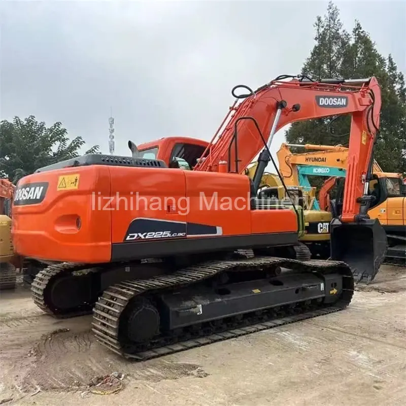 Pelle sur chenilles Doosan DX225LC DX225 d'occasion la plus vendue en bon état à vendre