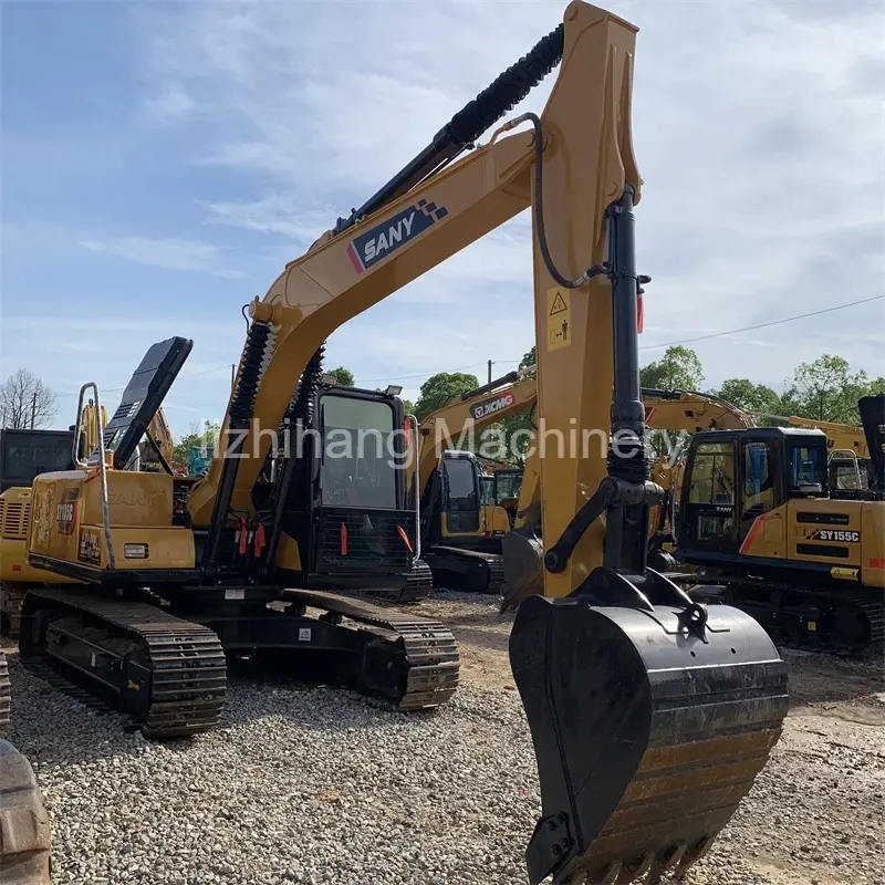 Bom preço usado SANY 135c Crawler Excavator Machinery