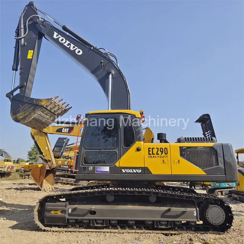 Excavadora hidráulica de cadenas Volvo 290 de gran tamaño para trabajos pesados