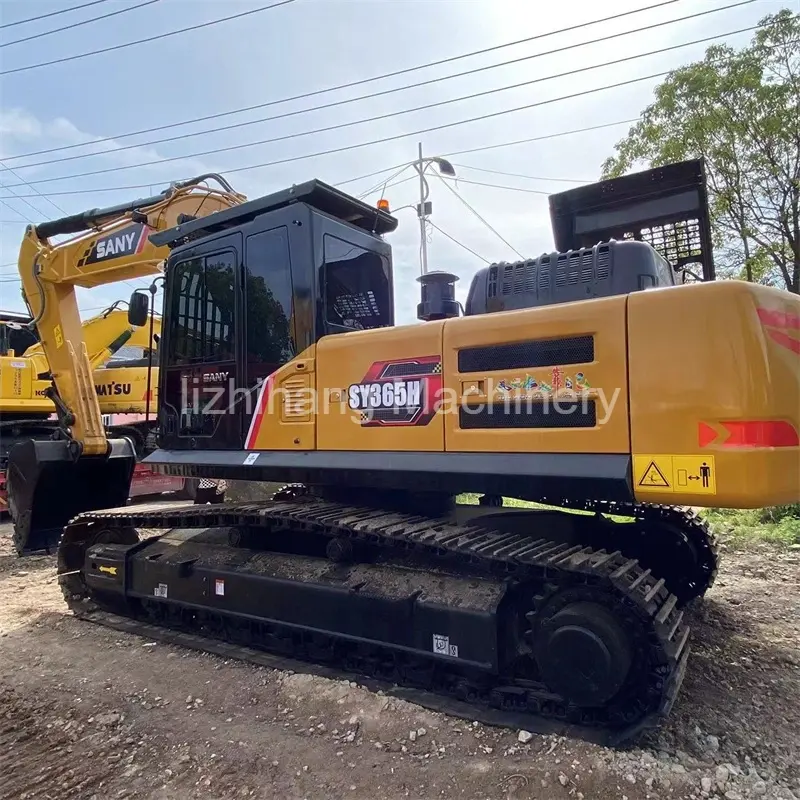 Maquinaria de excavación excavadora sobre cadenas SANY 365H usada para industria pesada